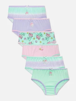 Primark Roupa Interior^Pack 6 Cuecas A Pequena Sereia Disney