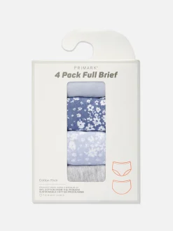 MULHER Primark Cuecas^Pack 4 Cuecas Altas Design Sortido