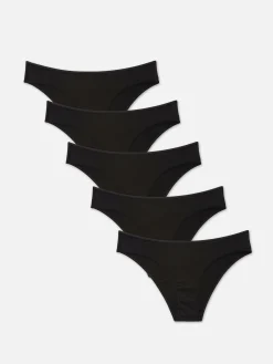 MULHER Primark Cuecas^Pack 5 Cuecas Brasileiras Básicas