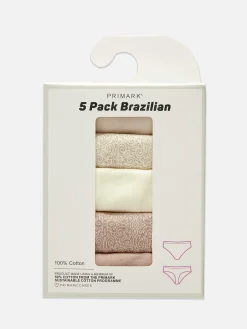 MULHER Primark Cuecas^Pack 5 Cuecas Brasileiras Uso Diário