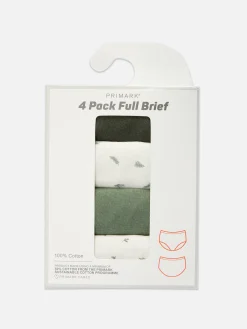 MULHER Primark Cuecas^Pack 4 Cuecas Cobertura Total Uso Diário