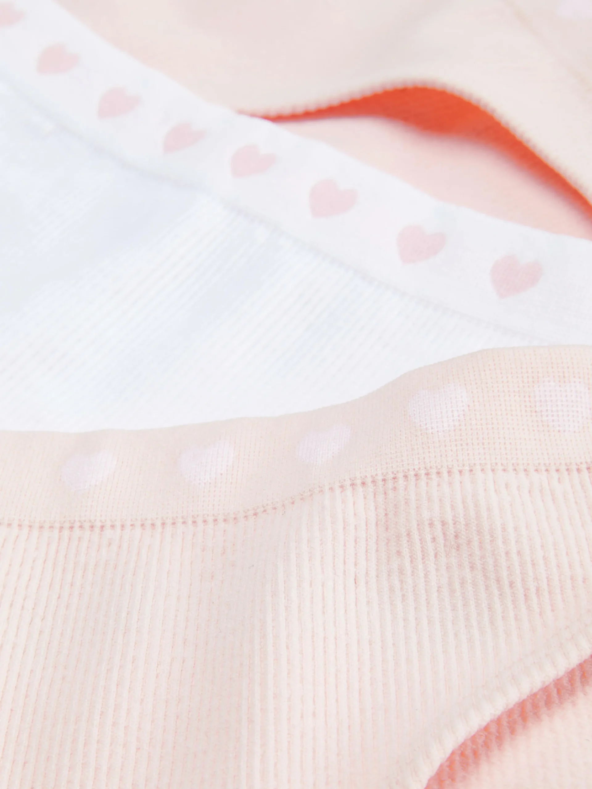 Primark Roupa Interior^Pack 3 Cuecas Elásticas Coração S/ Costuras