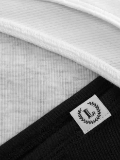 MULHER Primark Cuecas^Pack 3 Cuecas Hipster Caneladas