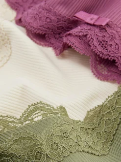 MULHER Primark Cuecas^Pack 3 Cuecas Hipster Microfibra Rebordo Renda