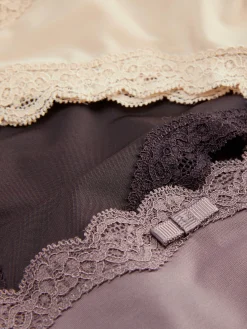 MULHER Primark Cuecas^Pack 3 Cuecas Hipster Microfibra Rebordo Renda