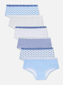 Primark Roupa Interior^Pack 6 Cuecas Hipster Padrão