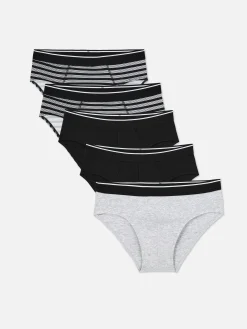 Primark Roupa Interior^Pack 5 Cuecas Mistura Algodão