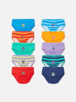 Primark Roupa Interior^Pack 10 Cuecas Monstros