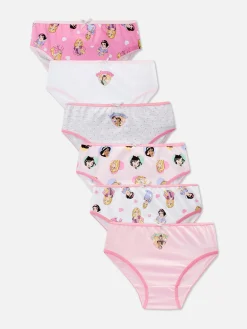 Primark Roupa Interior^Pack 6 Cuecas Princesas Disney