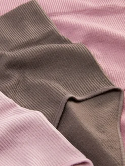 MULHER Primark Cuecas^Pack 3 Cuecas Subidas Caneladas S/ Costuras