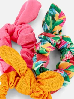 Primark Acessórios De Cabelo^Pack 3 Elásticos Cabelo Laço