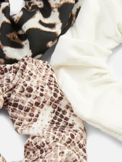 MULHER Primark Acessórios De Cabelo^Pack 3 Elásticos Cabelo Padrão Animal