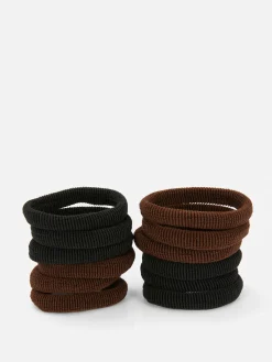 MULHER Primark Acessórios De Cabelo^Pack 20 Elásticos Cabelo Tecido