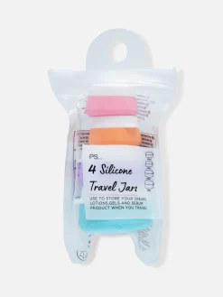 Primark Acessórios De Cuidados Com A Pele|Acessórios De Viagem^Pack 4 Frascos Viagem Silicone