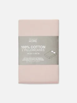 Primark Lençóis E Fronhas^Pack 2 Fronhas Almofada Algodão