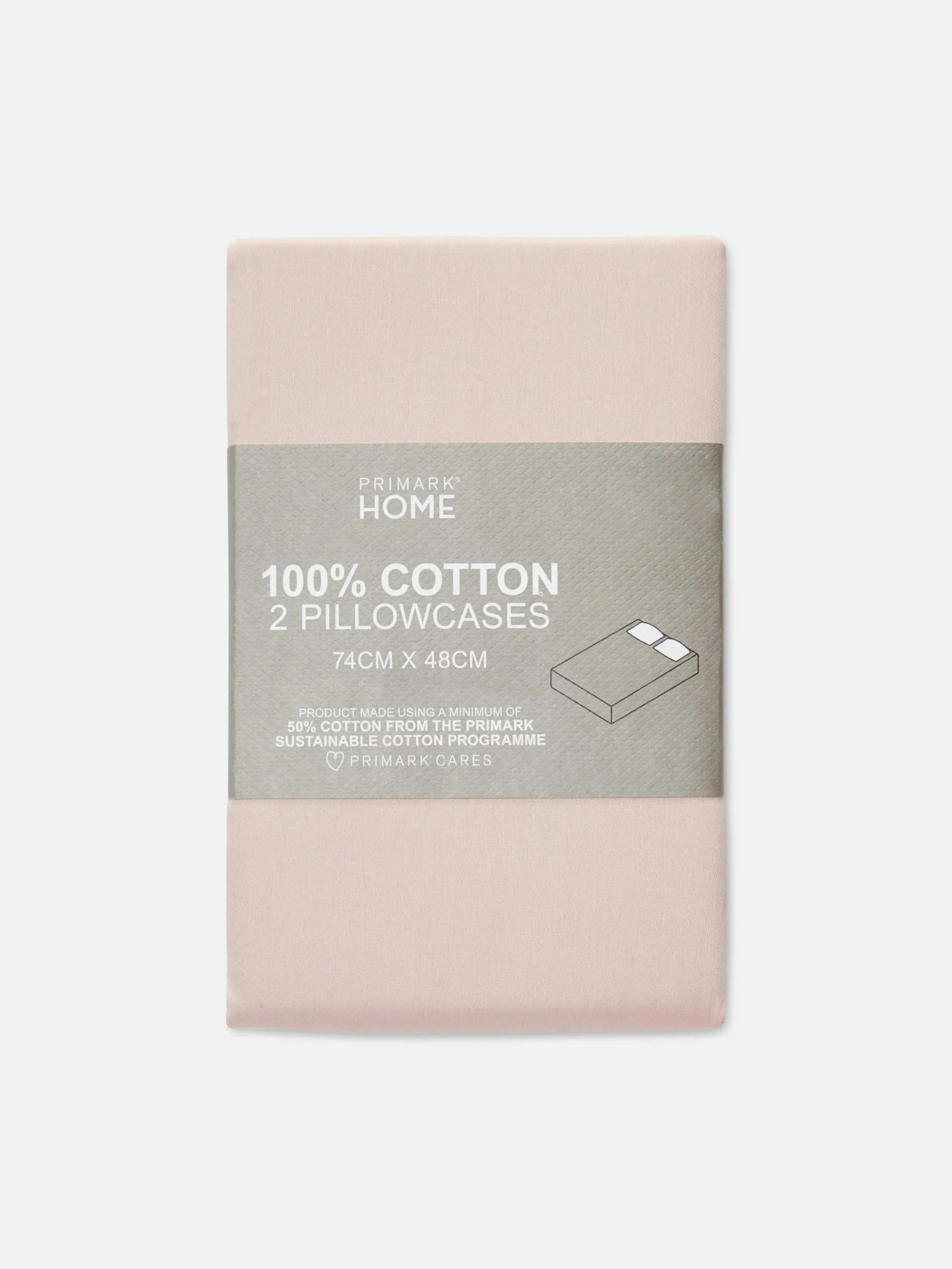 Primark Lençóis E Fronhas^Pack 2 Fronhas Almofada Algodão