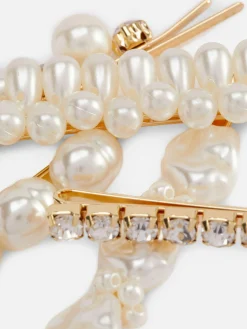 MULHER Primark Acessórios De Cabelo^Pack 5 Ganchos Cabelo Imitação Pérolas