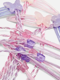 Primark Acessórios De Cabelo^Pack 4 Ganchos Cabelo Pressão Tranças Borboletas