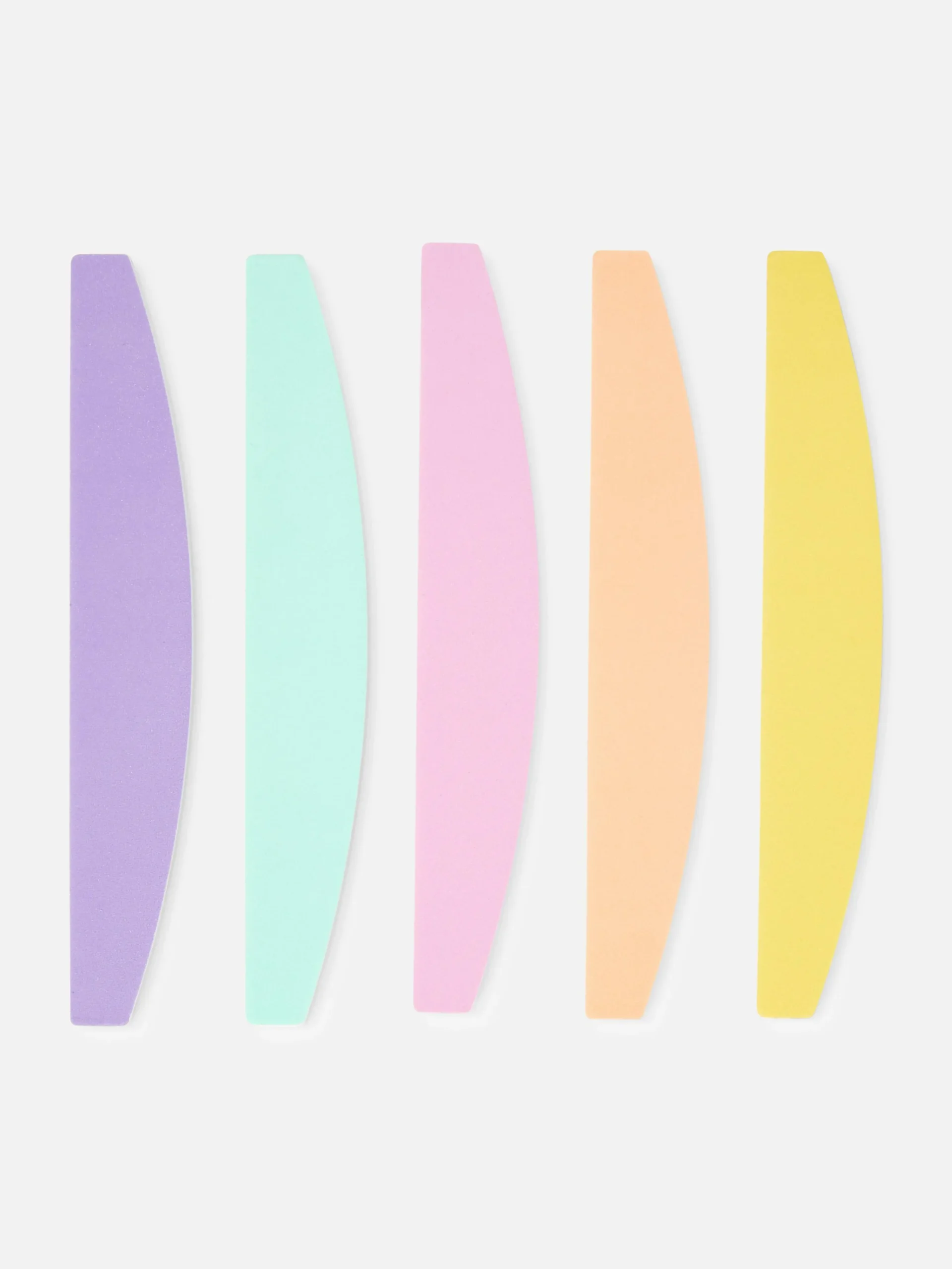 Primark Tratamentos Para Unhas^Pack 5 Limas Unhas Curvas PS