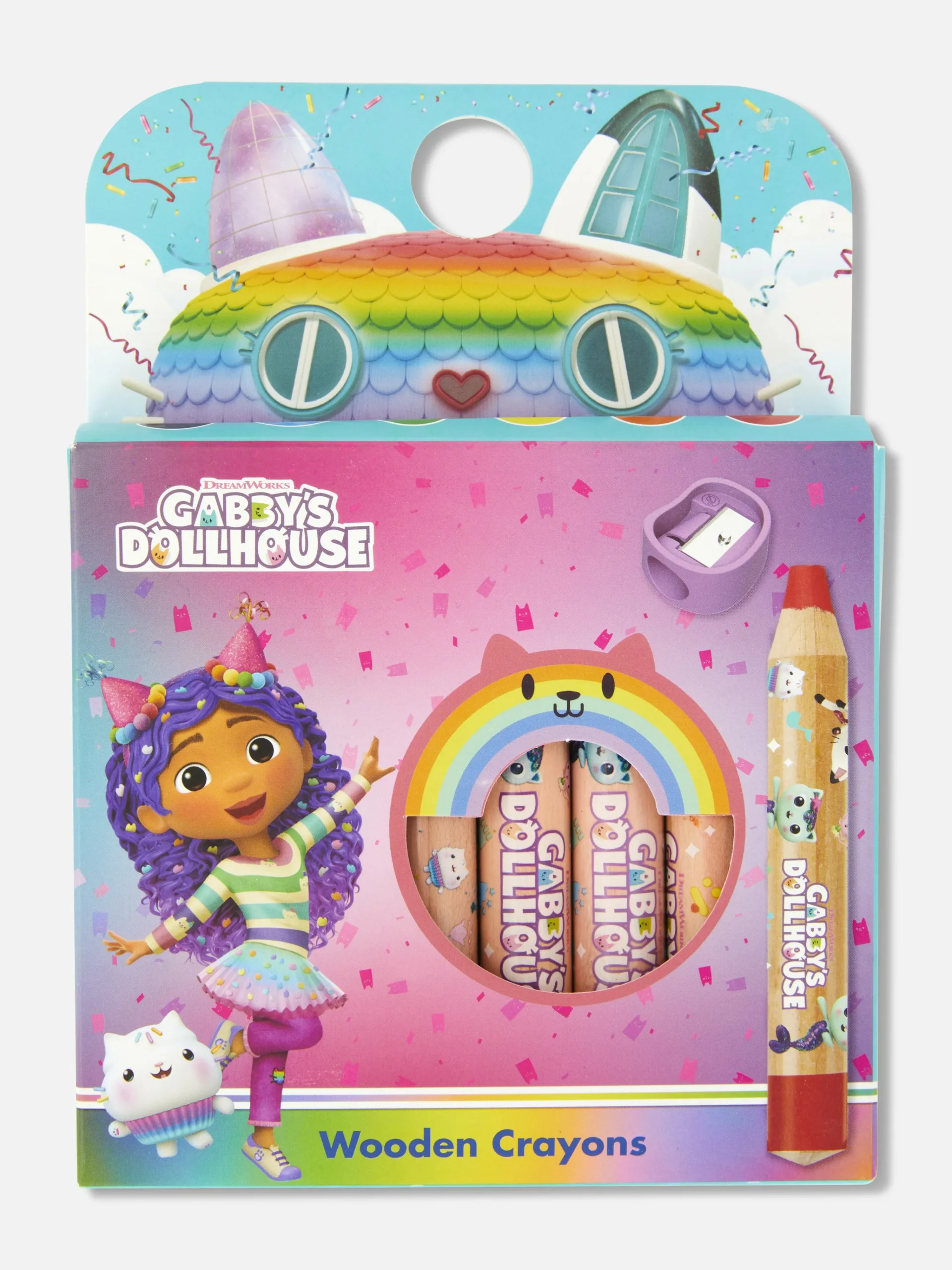 Primark Lápis De Cor^Pack 6 Lápis Cor Casa De Bonecas Da Gabby