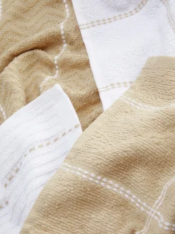 Primark Serviços De Mesa^Pack 4 Panos Cozinha Algodão Turco