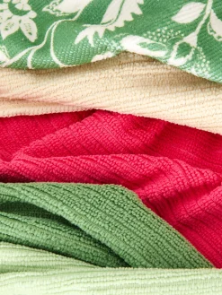 Primark Serviços De Mesa^Pack 5 Panos Cozinha Canelados