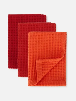 Primark Serviços De Mesa^Pack 3 Panos Cozinha Textura Losangos