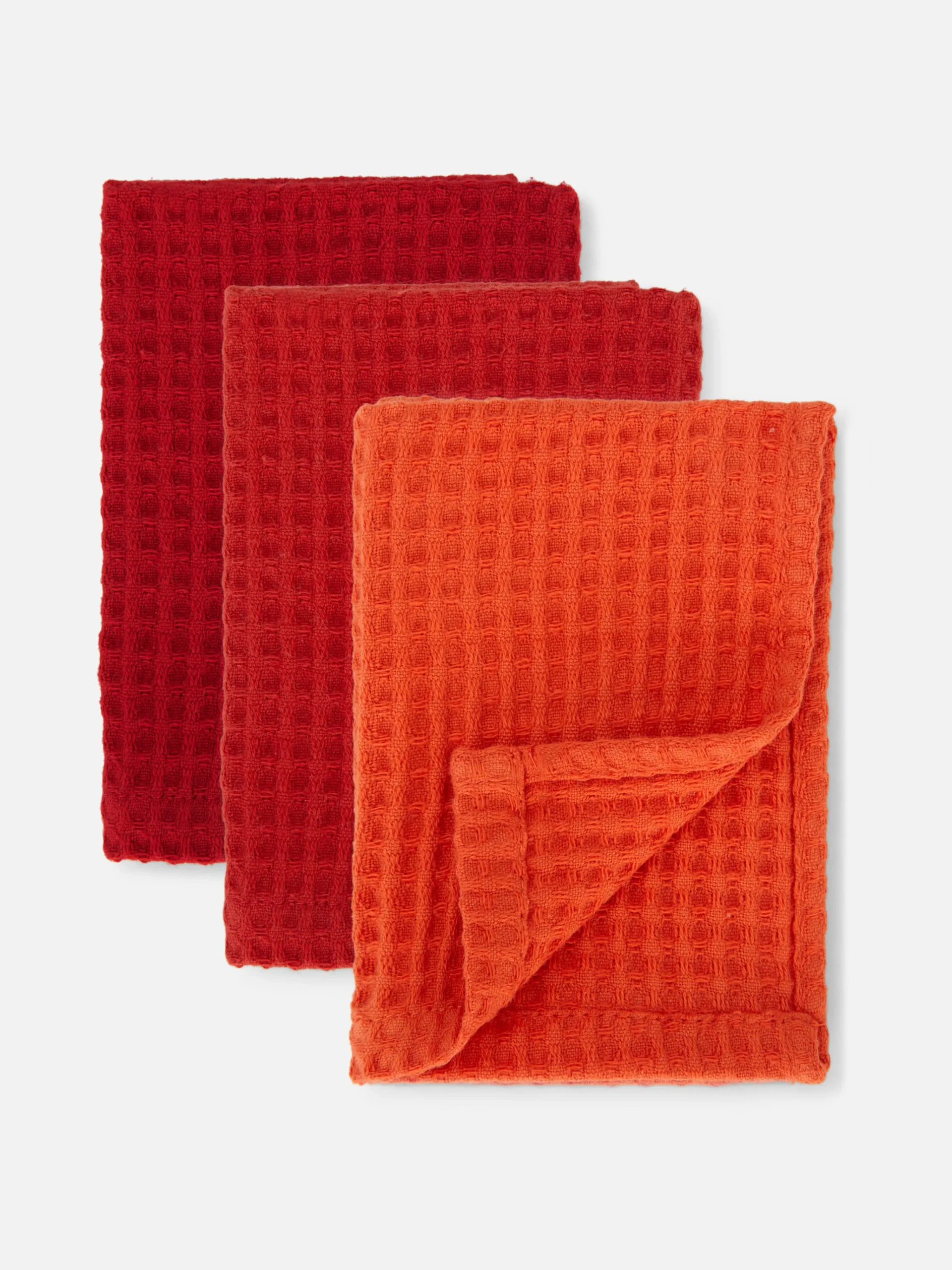 Primark Serviços De Mesa^Pack 3 Panos Cozinha Textura Losangos