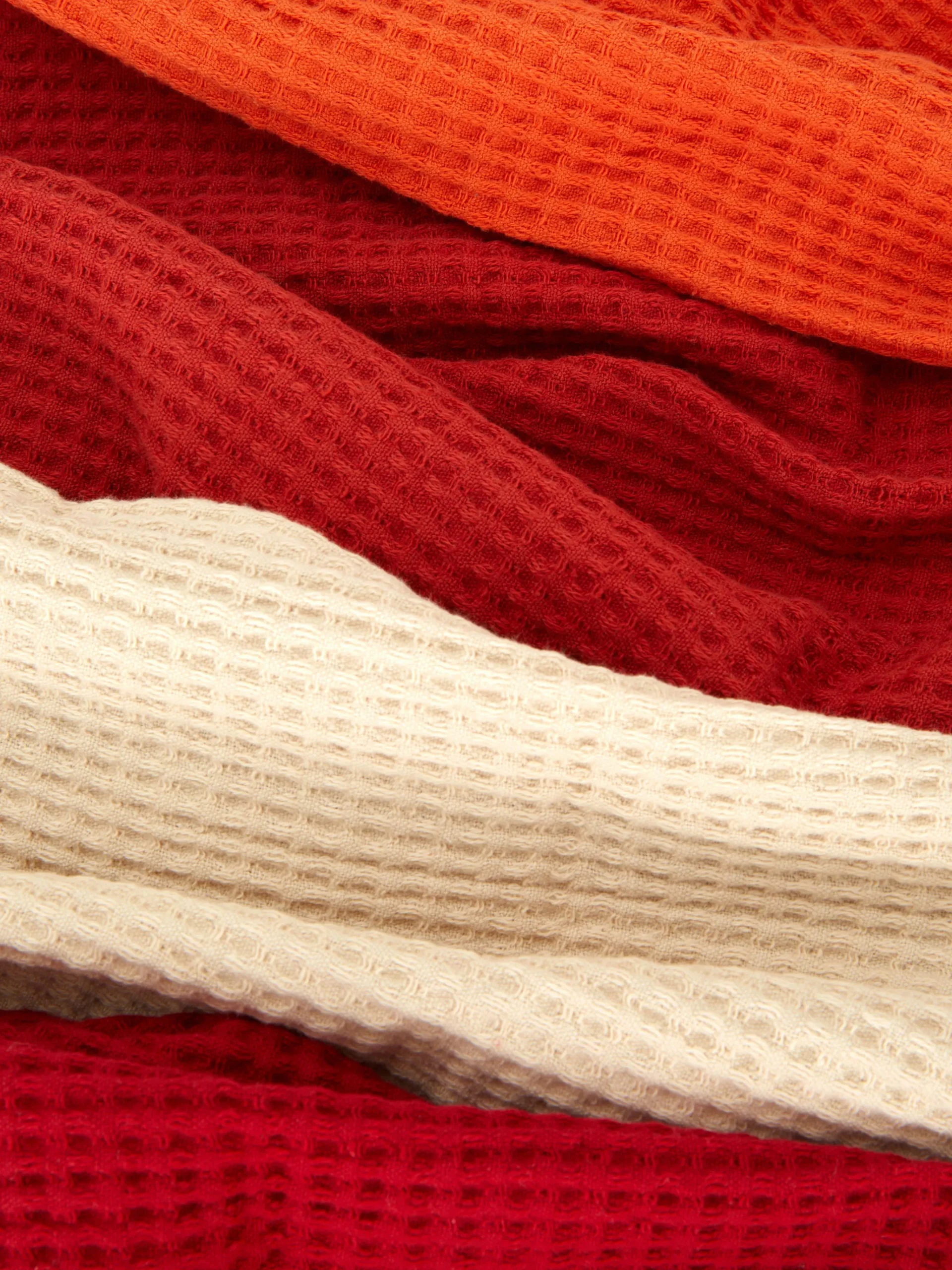 Primark Serviços De Mesa^Pack 4 Panos Cozinha Textura Losangos