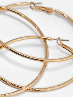 MULHER Primark Bijutaria^Pack 2 Pares Argolas Grandes