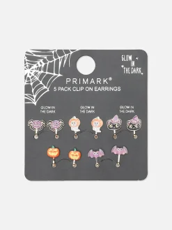 Primark Bijutaria^Pack 5 Pares Brincos Mola Halloween
