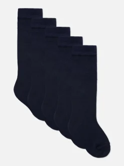 Primark Meias E Collants^Pack 5 Pares Meias Cano Alto