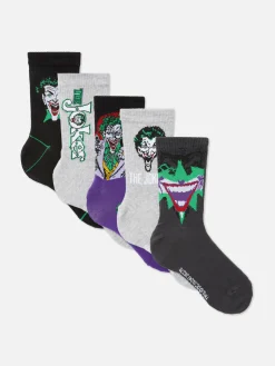 Primark Meias^Pack 5 Pares Meias Cano Médio The Joker
