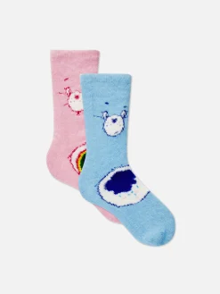 MULHER Primark Meias^Pack 2 Pares Meias Confortáveis Ursinhos Carinhosos