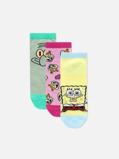 MULHER Primark Meias^Pack 3 Pares Meias Desporto SpongeBob SquarePants