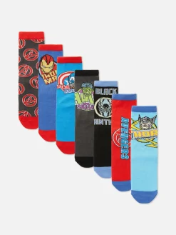 Primark Meias^Pack 7 Pares Meias Marvel Vingadores