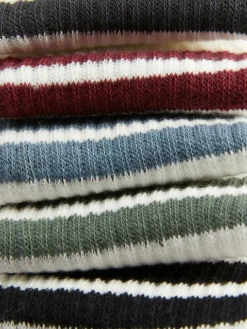 Primark Meias^Pack 5 Pares Soquetes Desporto Riscas