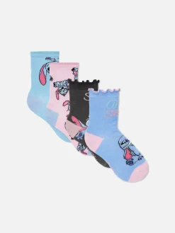 Primark Meias E Collants^Pack 4 Pares Soquetes Disney Stitch