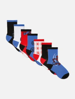 Primark Meias^Pack 7 Pares Soquetes Marvel Homem-Aranha