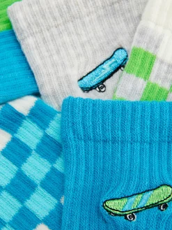 Primark Meias^Pack 5 Pares Soquetes Skate