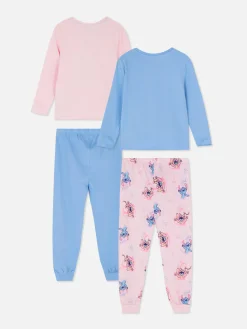 Primark Pijamas E Roupa De Dormir^Pack 2 Pijamas Calças Disney Stitch & Angel