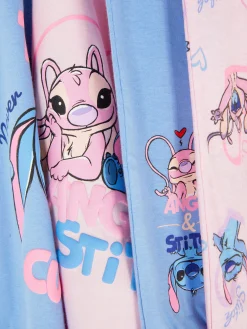 Primark Pijamas E Roupa De Dormir^Pack 2 Pijamas Calças Disney Stitch & Angel