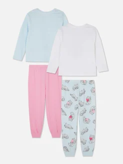 Primark Pijamas E Roupa De Dormir^Pack 2 Pijamas Compridos Design Gato