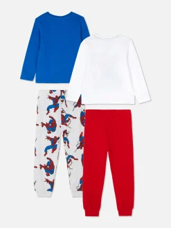 Primark Pijamas E Roupa De Dormir^Pack 2 Pijamas Gráficos Marvel Homem-Aranha
