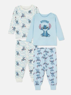 Primark Pijamas E Roupa De Dormir^Pack 2 Pijamas Manga Comprida Disney Stitch