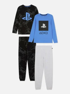 Primark Pijamas E Roupa De Dormir^Pack 2 Pijamas Manga Comprida PlayStation