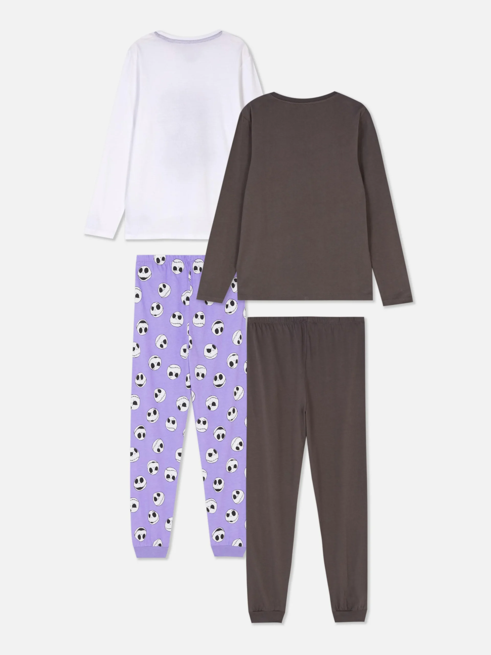 Primark Pijamas E Roupa De Dormir^Pack 2 Pijamas Manga Comprida Disney Tim Burton O Estranho Mundo De Jack