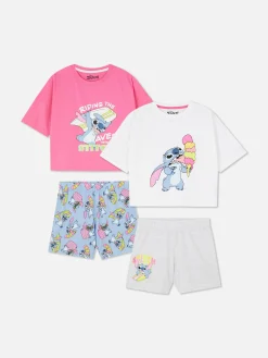 Primark Pijamas E Roupa De Dormir^Pack 2 Pijamas Manga Curta Disney Lilo & Stitch