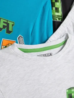 Primark Pijamas E Roupa De Dormir^Pack 2 Pijamas Minecraft