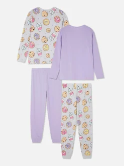 Primark Pijamas E Roupa De Dormir^Pack 2 Pijamas Padrão Chá Perolado